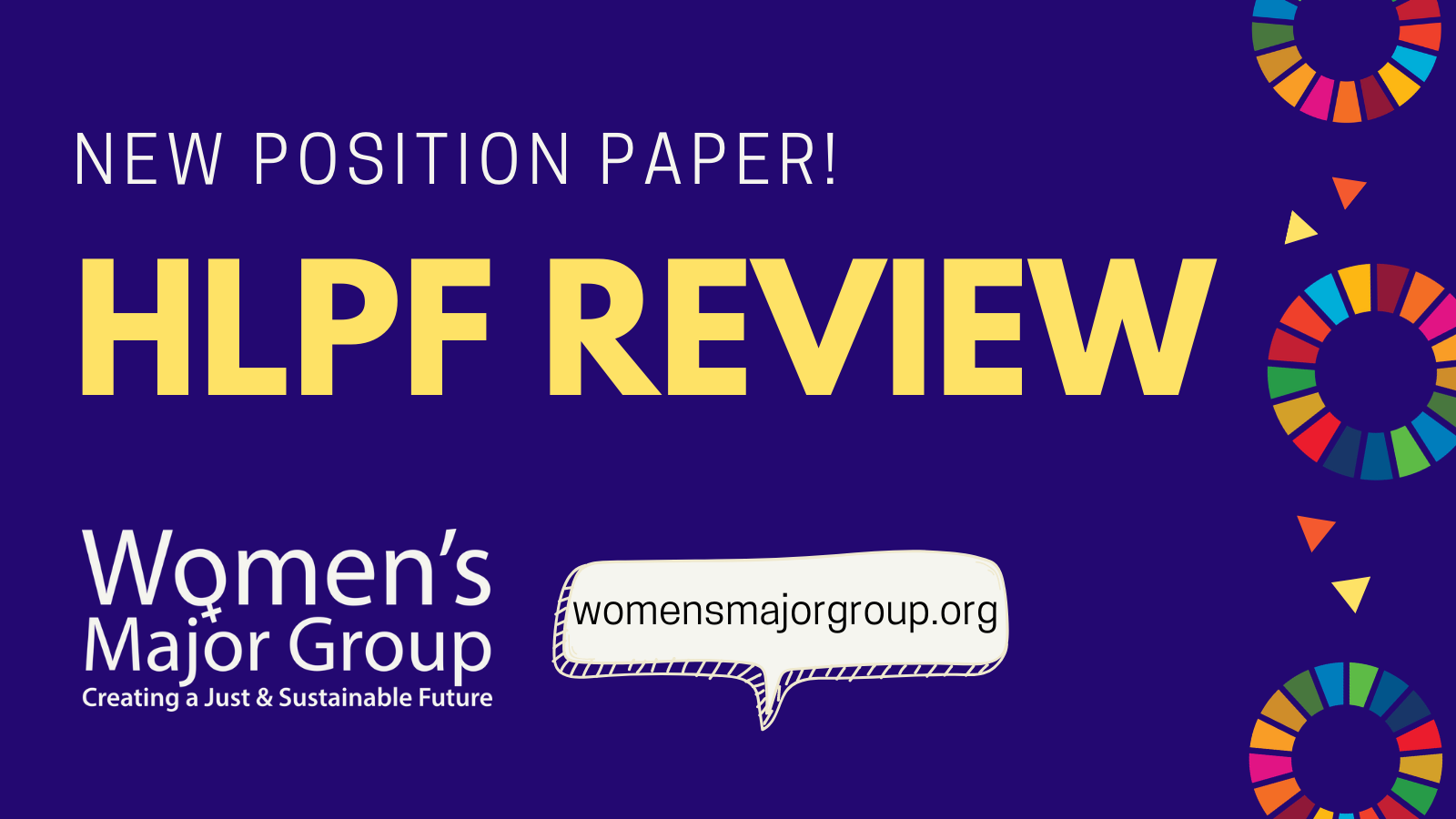 WMG HLPF Review Position Paper