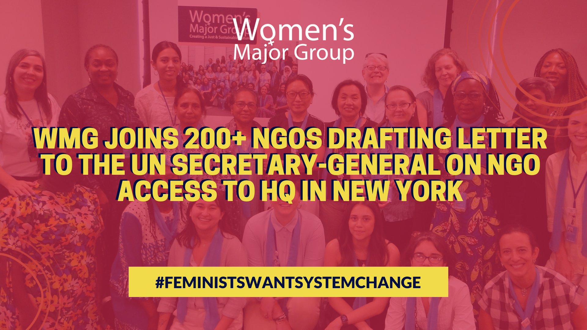 Red Wep Rep Videos - WMG joins 200+ NGOs drafting letter to the UN Secretary-General on NGO  access to HQ in New York - Women's Major Group