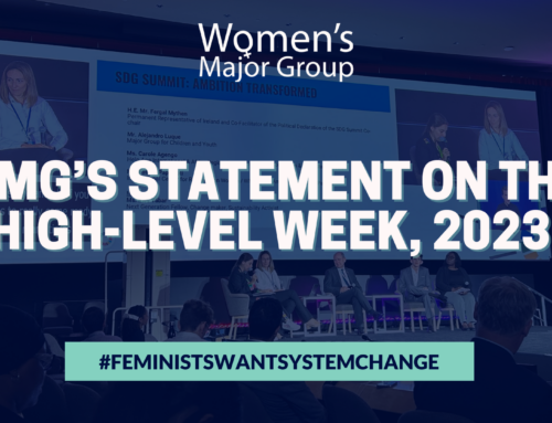 Women’s Major Group Statement on the High-Level Week, 2023